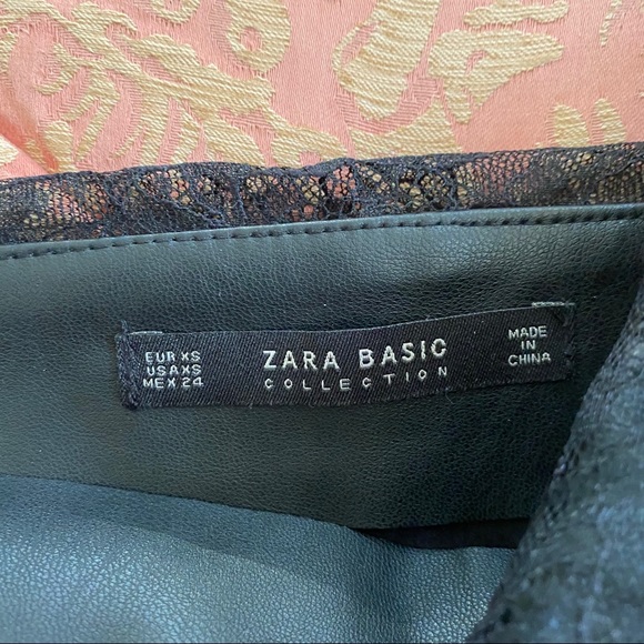 Zara Faux Leather Camisole Dress - Picture 6 of 7